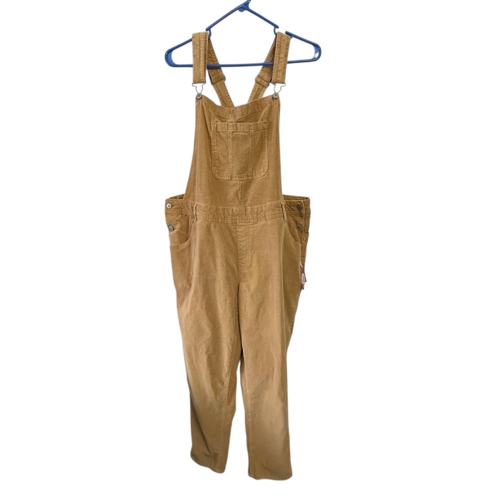 NWT Tan Corduroy Overalls Size 2X